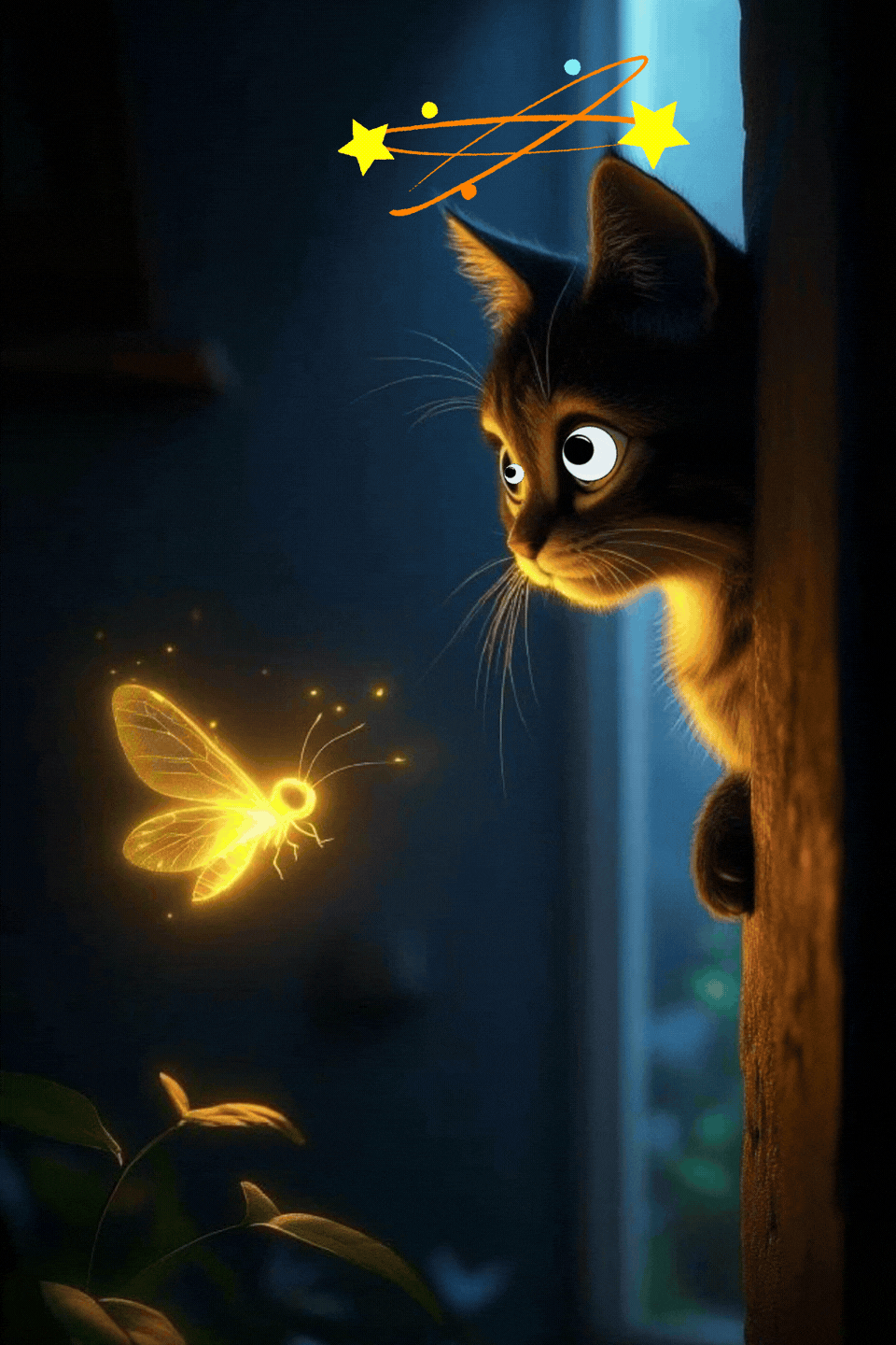 Messaggio dolce buonanotte originalissima gif calma e leggerezza