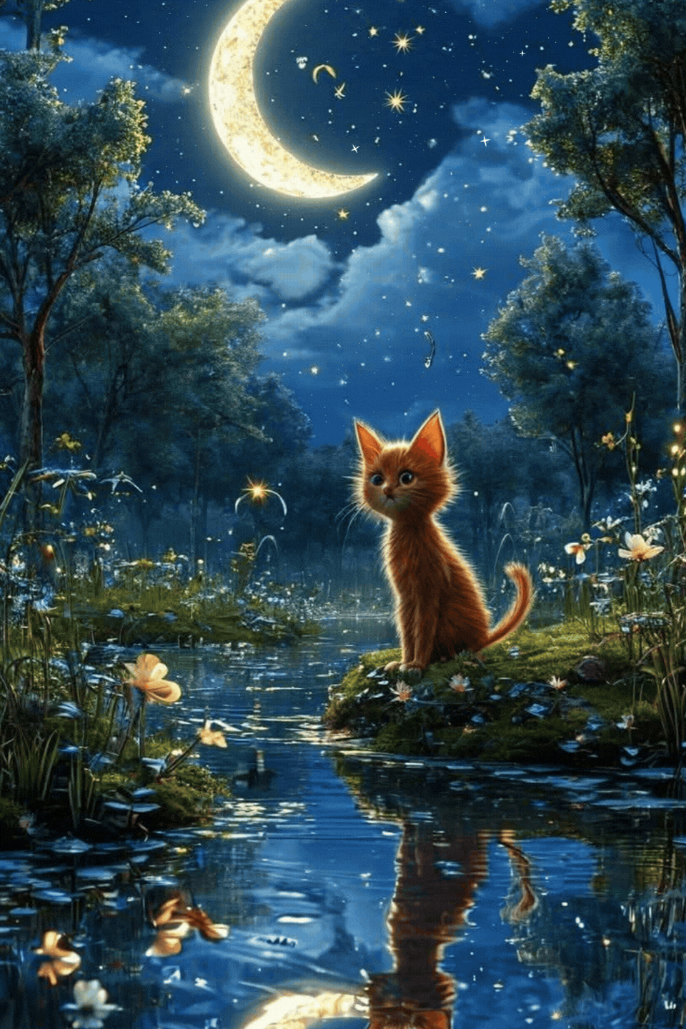 Animata stelle per buonanotte gif