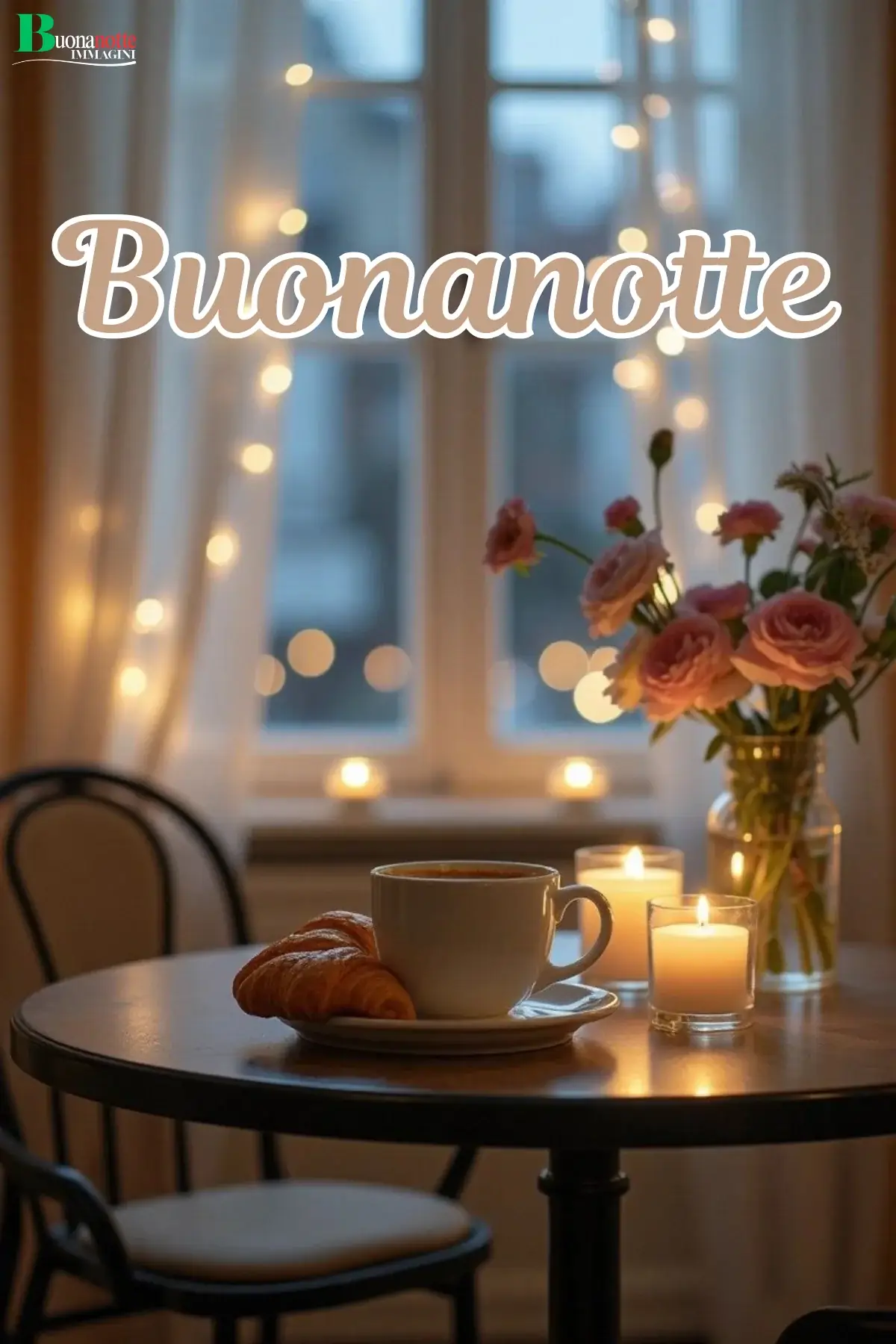 Candela che si spegne buonanotte e sogni d'oro sereni